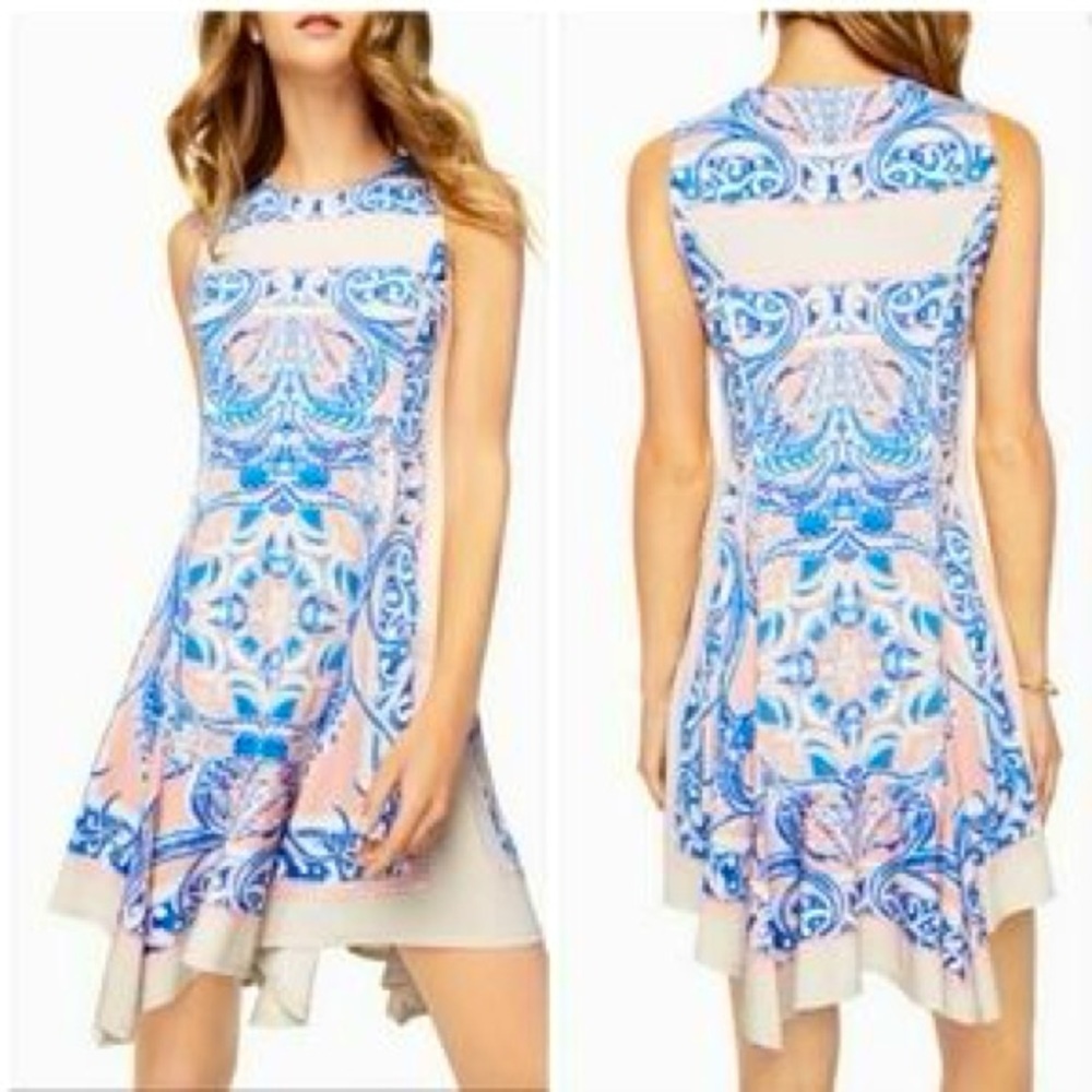 BCBGMaxAzria Y2K Mercey Sleeveless Summer Flowy Bohemian Boho Dress Size XXS